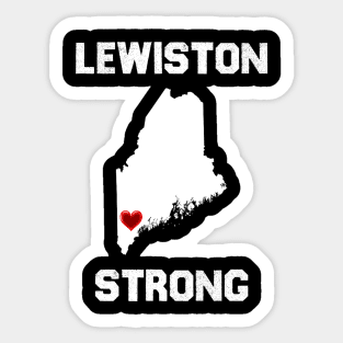 Lewiston Strong Sticker